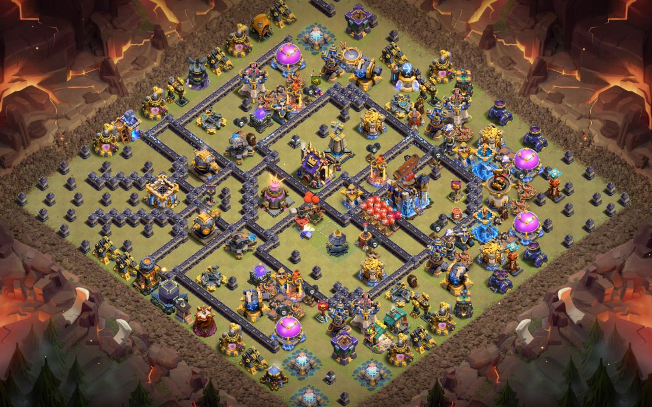 Town Hall 18 War Base layout by BH10