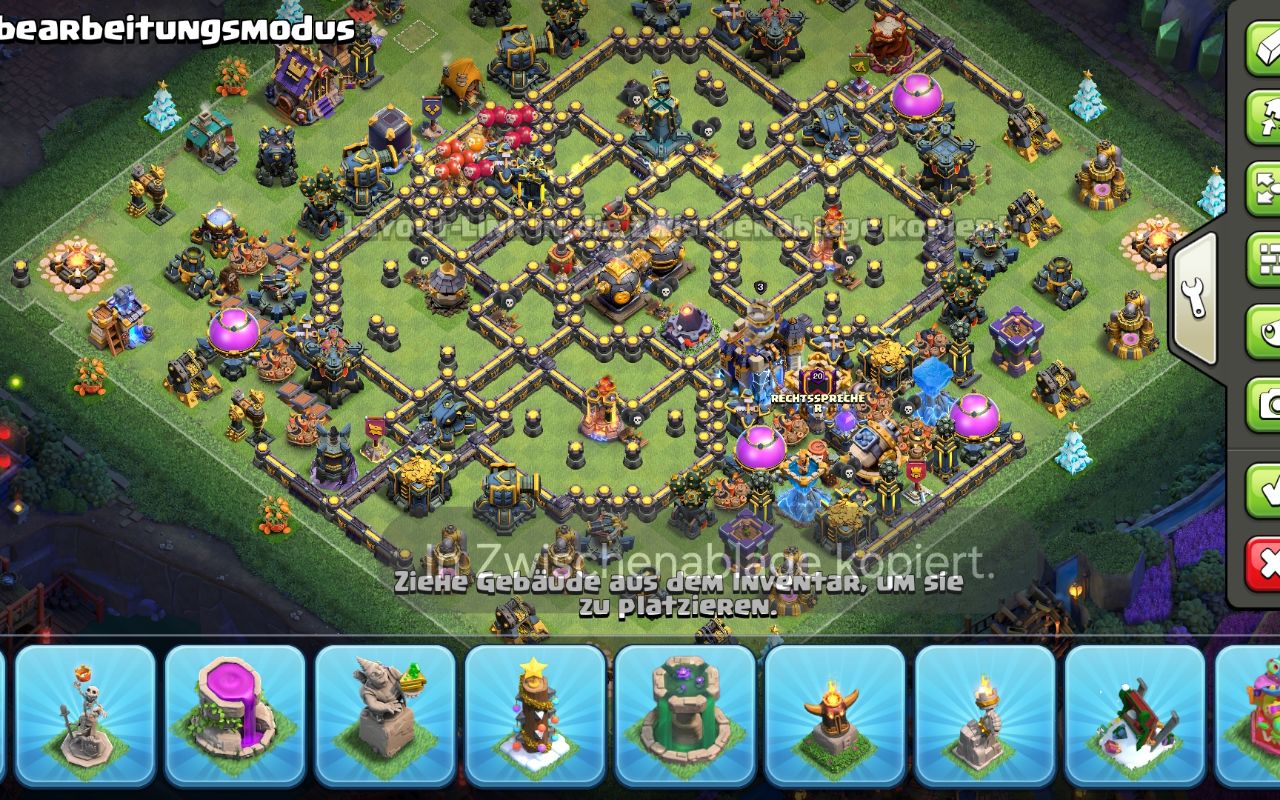 Town Hall 18 Trophy Base layout by User
