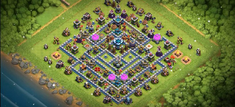 Town Hall 13 Trophy Base layout by TReX