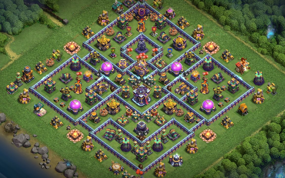 Town Hall 15 Trophy Base layout by ☆👑HÜSEYİN👑☆