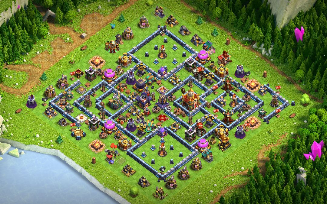 Town Hall 16 Hybrid Base layout by another world