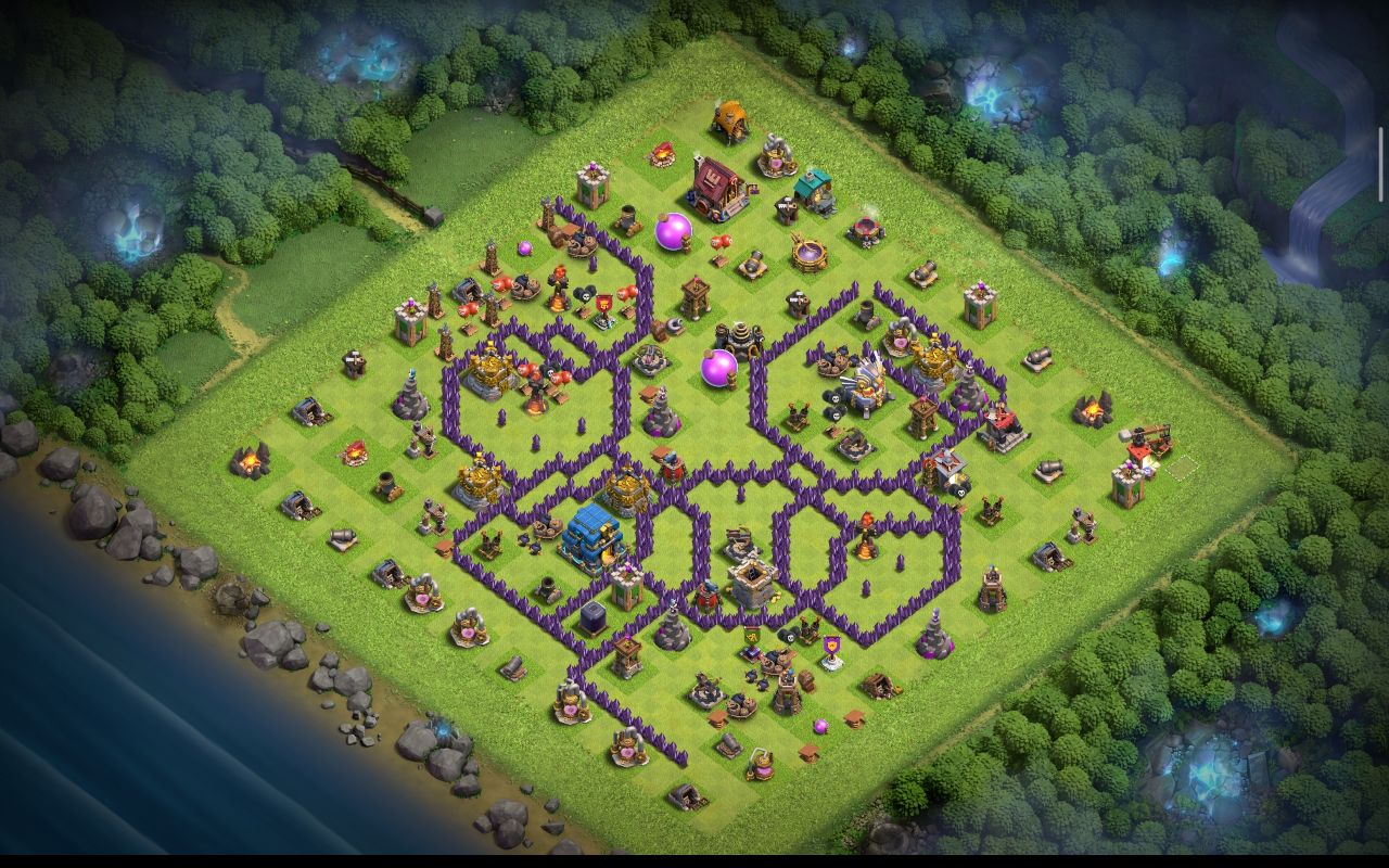 Town Hall 12 Hybrid Base layout by ادخل الكلان اذه أنته عربي ومنور