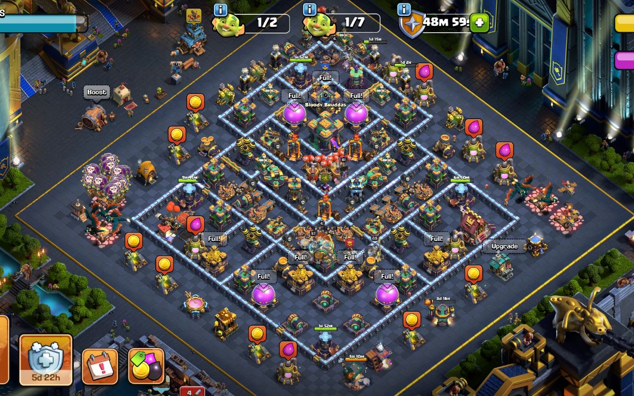 Town Hall 14 Trophy Base layout by GAKS