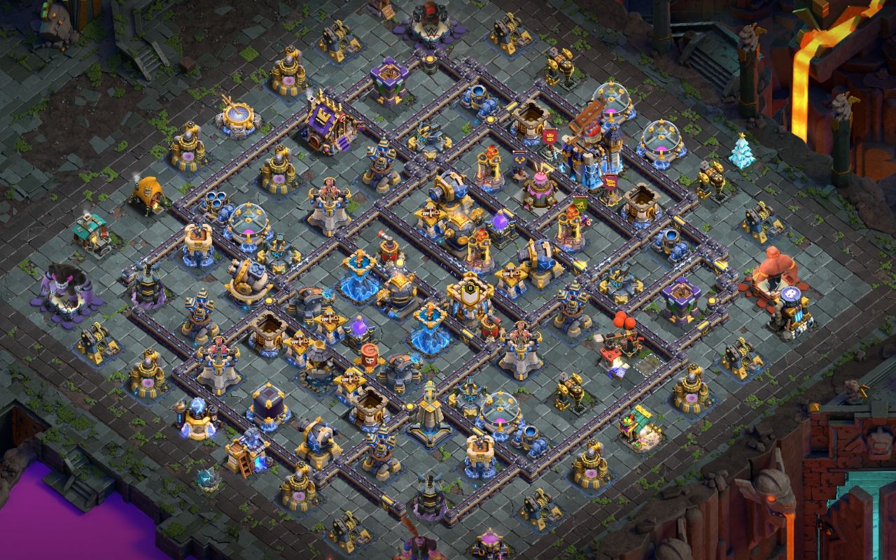 Town Hall 18 Trophy Base layout by Ares