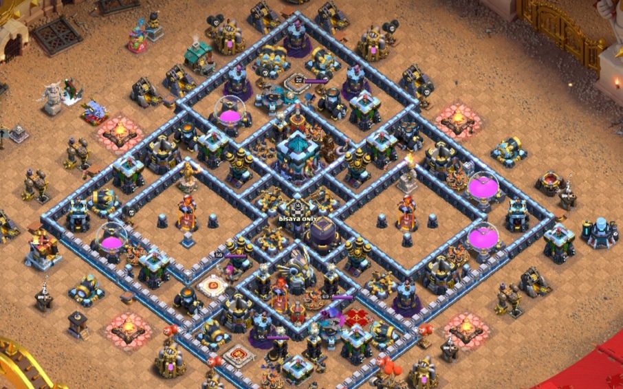 Town Hall 13 War Base layout by alyas pogi
