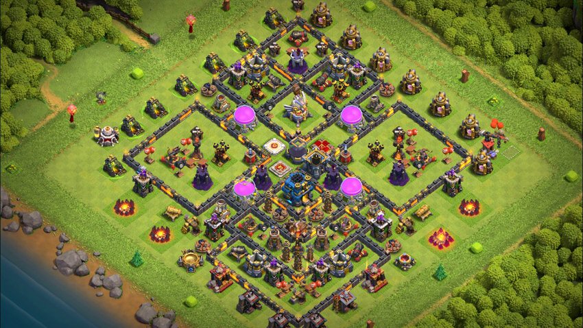 Town Hall 12 Farming Base layout by TReX