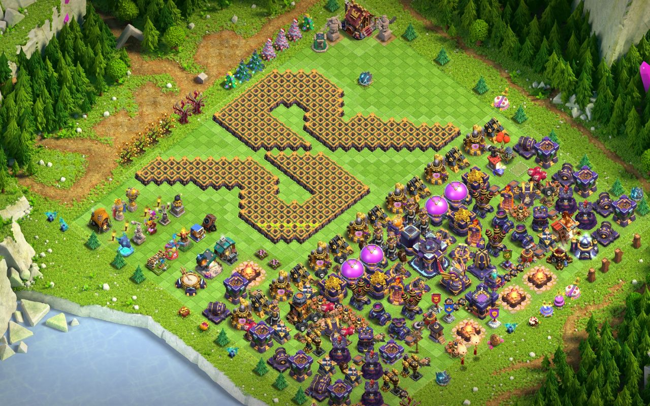 Town Hall 15 Trophy Base layout by Naimecca