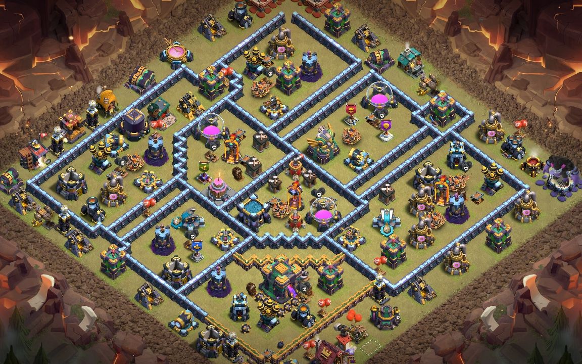 Town Hall 14 CWL Base layout by IKRD