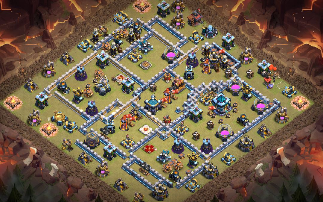 Town Hall 13 War Base layout by XLR8
