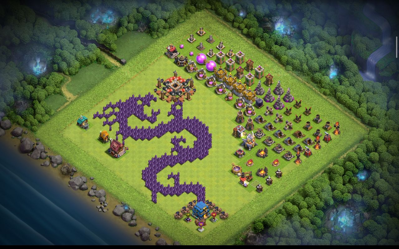Town Hall 12 Fun Base layout by ادخل الكلان  اذه أنته عربي  ومنور