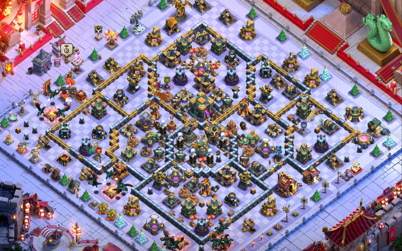 Town Hall 14 War Base layout by SHADOW