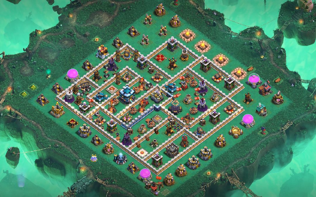 Town Hall 13 Trophy Base layout by Nandan Nath