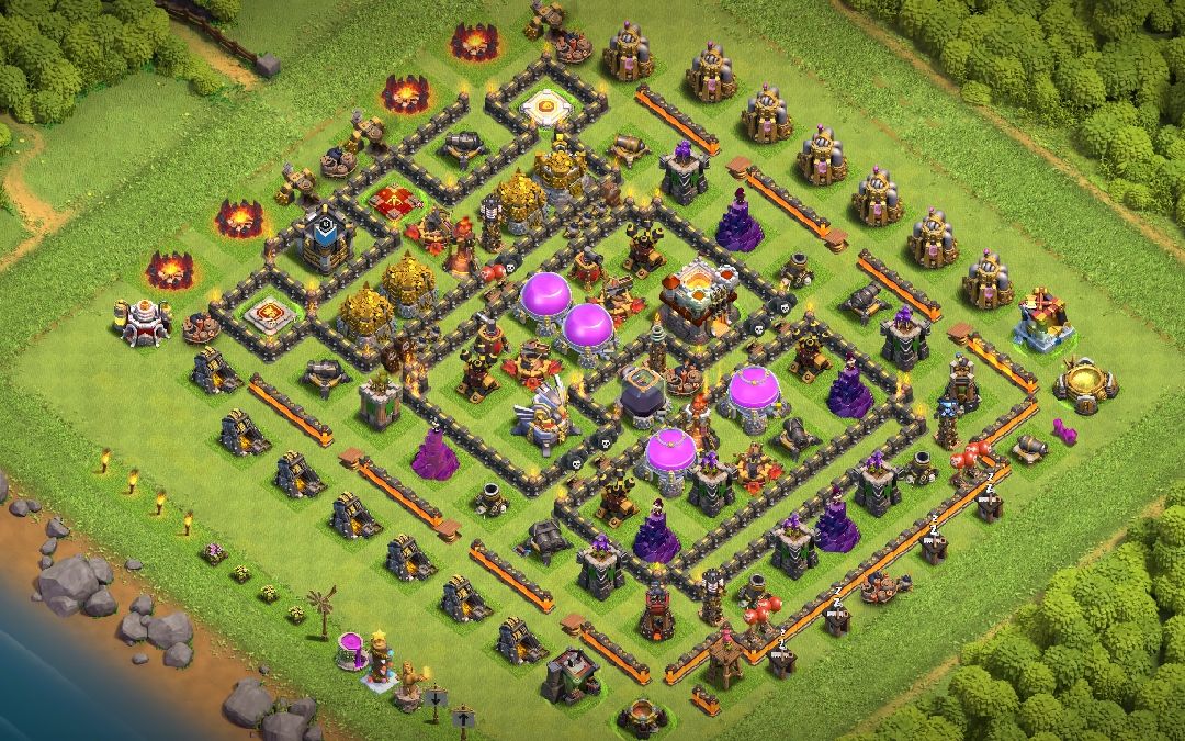 Town Hall 11 Trophy Base layout by The DeusStar