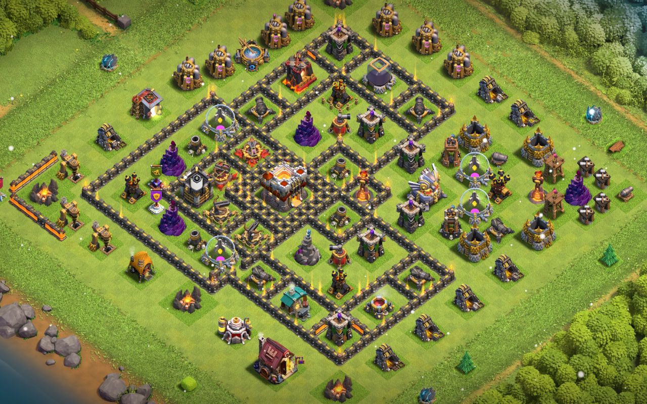 Town Hall 11 War Base layout by Saud