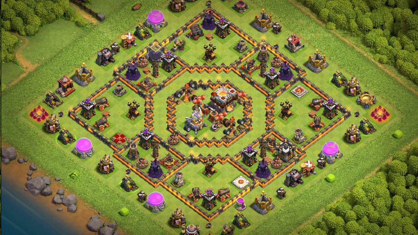 Town Hall 11 Trophy Base layout by TReX