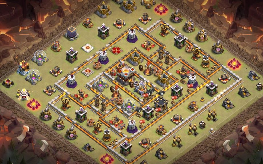 Town Hall 11 War Base layout by MD Yasir Gaming