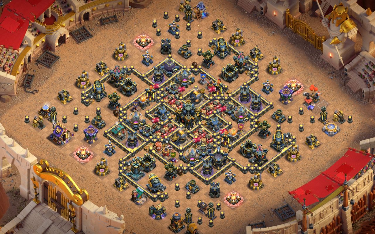 Town Hall 17 War Base layout by Mustafa