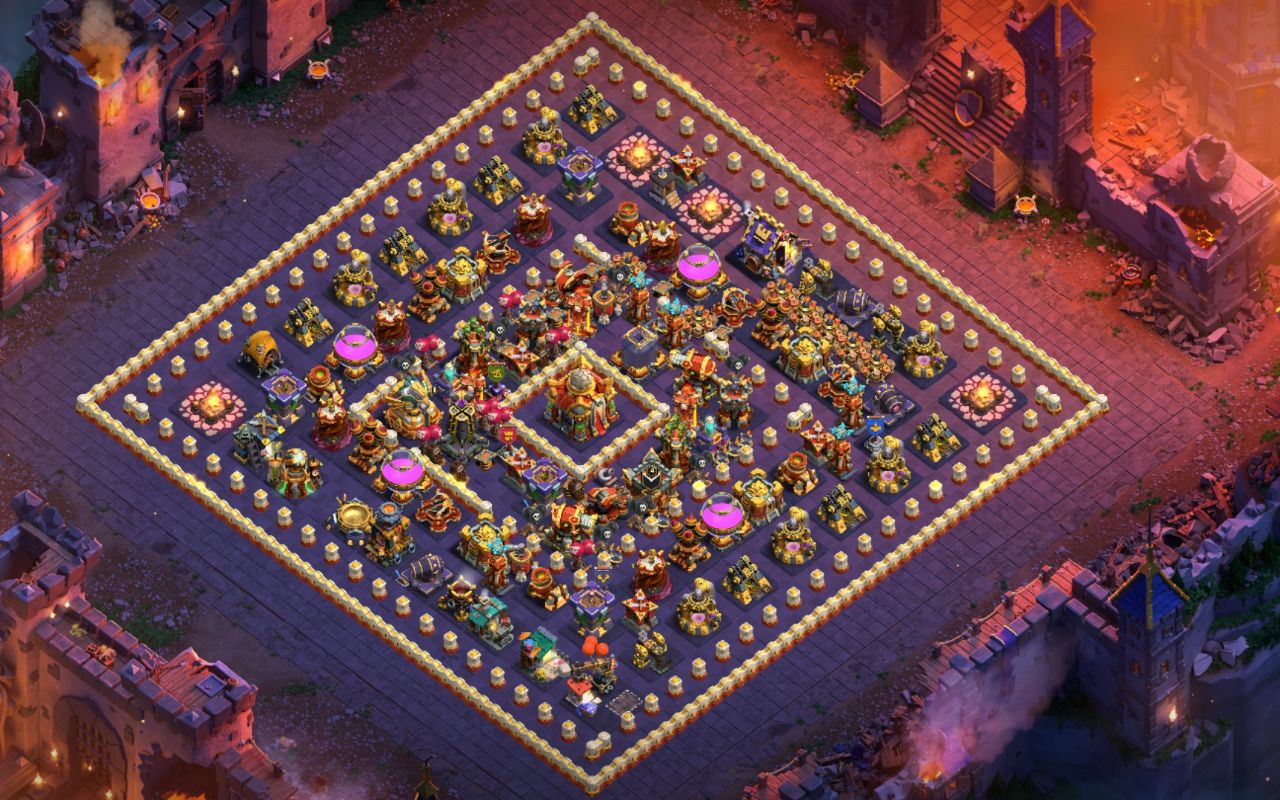Town Hall 16 Fun Base layout by Luiz