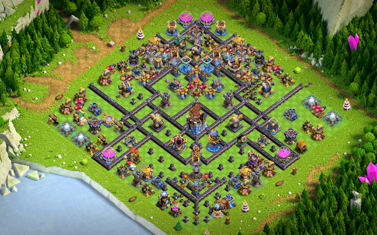 Town Hall 18 CWL Base layout by Mighty