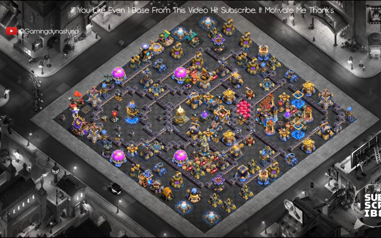 Town Hall 18 War Base layout by BH10