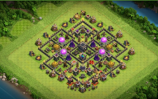 Town Hall 9 Farming Base layout by Gaming Sanged