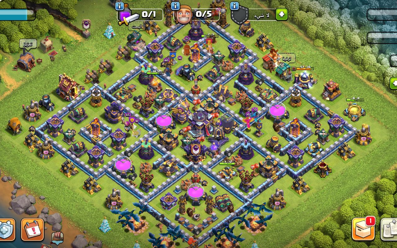 Town Hall 15 Trophy Base layout by ❤O-S_الكاهلي❤
