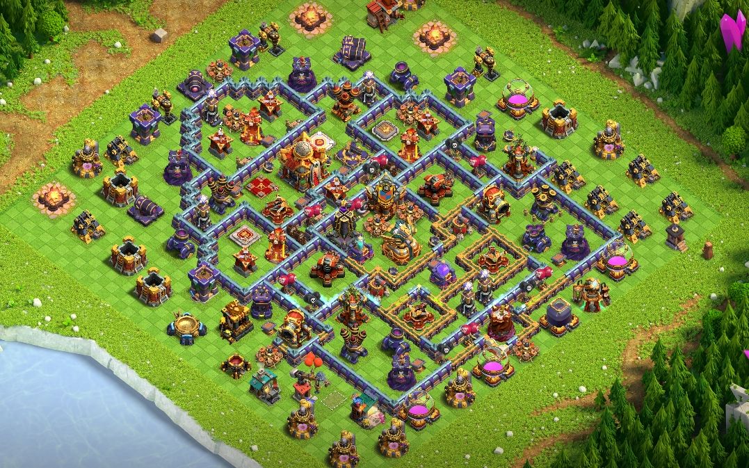 Town Hall 16 War Base layout by Atilla The Pun