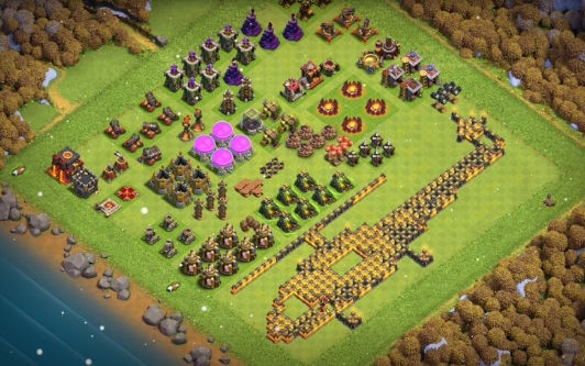 Town Hall 10 Fun Base layout by Gaming Sanged