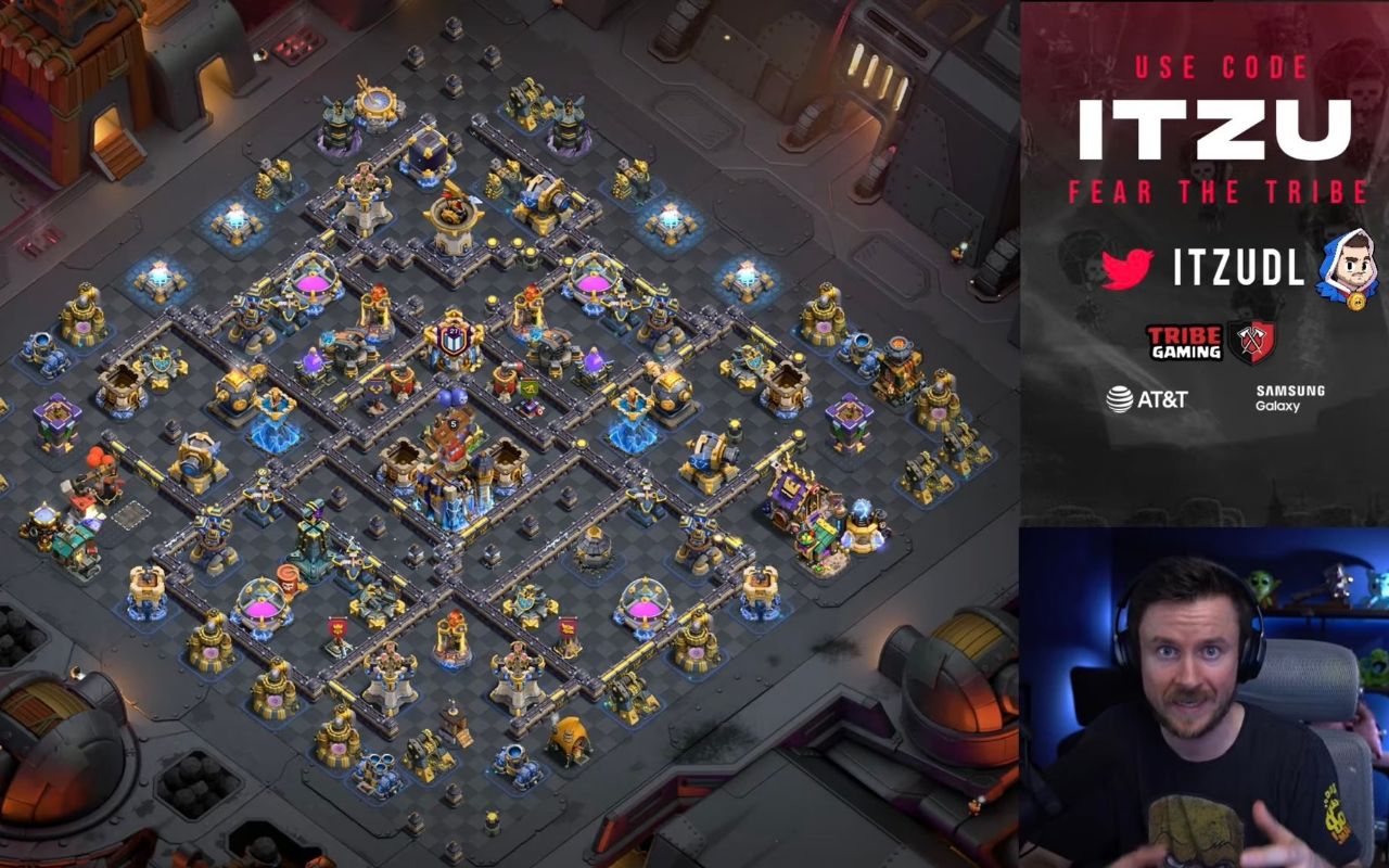 Town Hall 18 Trophy Base layout by XLR8