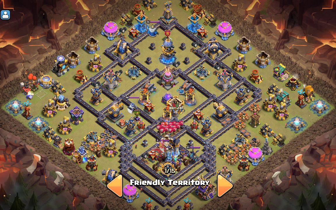 Town Hall 18 War Base layout by ARJUN