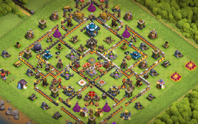 Town Hall 13 Farming Base layout by th