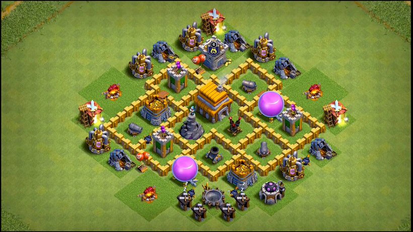 Town Hall 5 Trophy Base layout by TReX