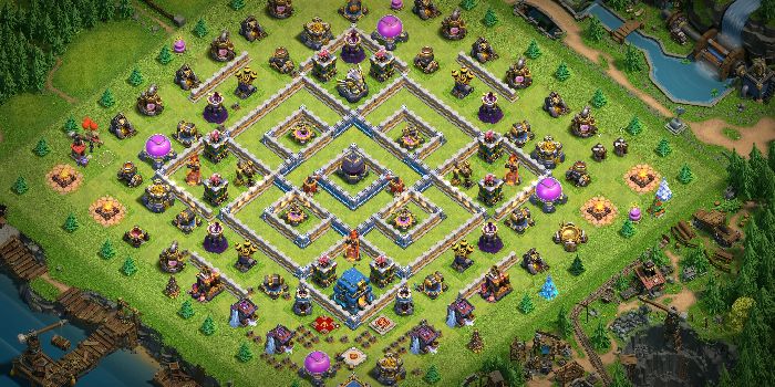 Town Hall 12 War Base layout by fhey'z