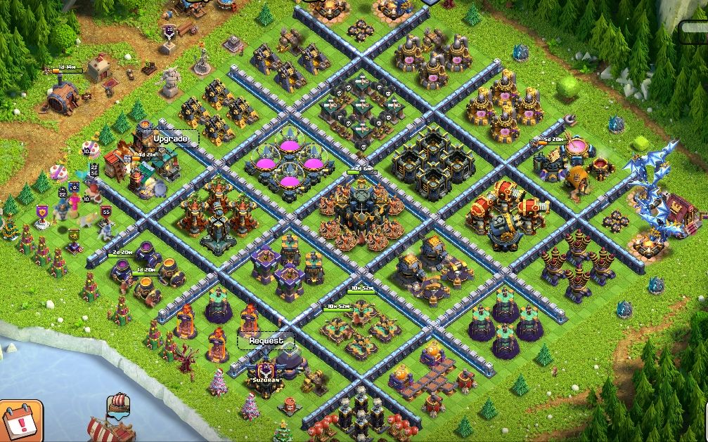 Town Hall 17 Fun Base layout by Arfinsan