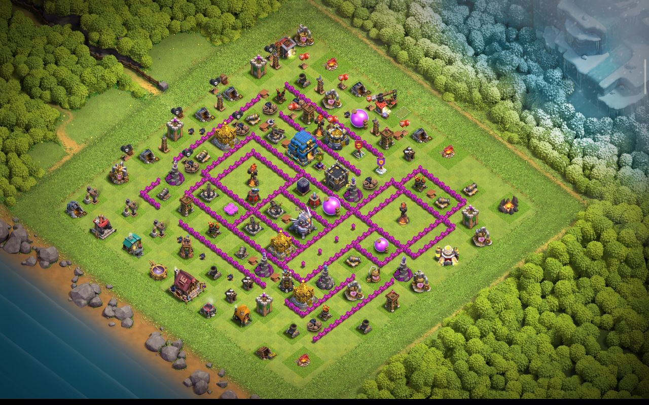 Town Hall 12 War Base layout by ادخل الكلان اذه أنته عربي ومنور