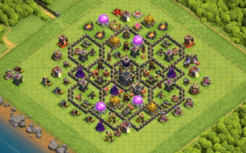 Town Hall 9 Farming Base layout by RizGG