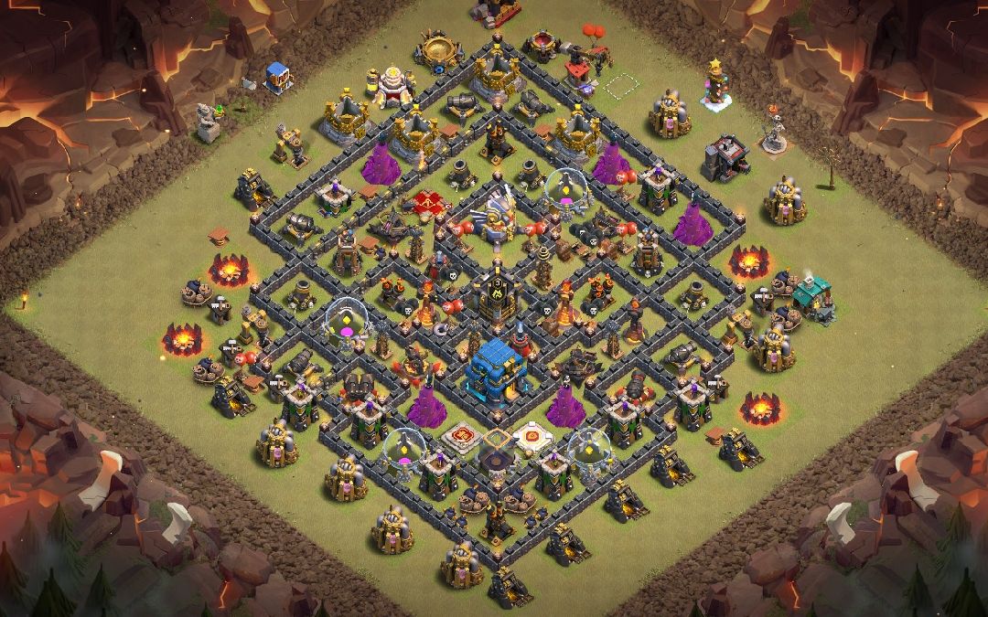 Town Hall 12 War Base layout by SOM.BOY