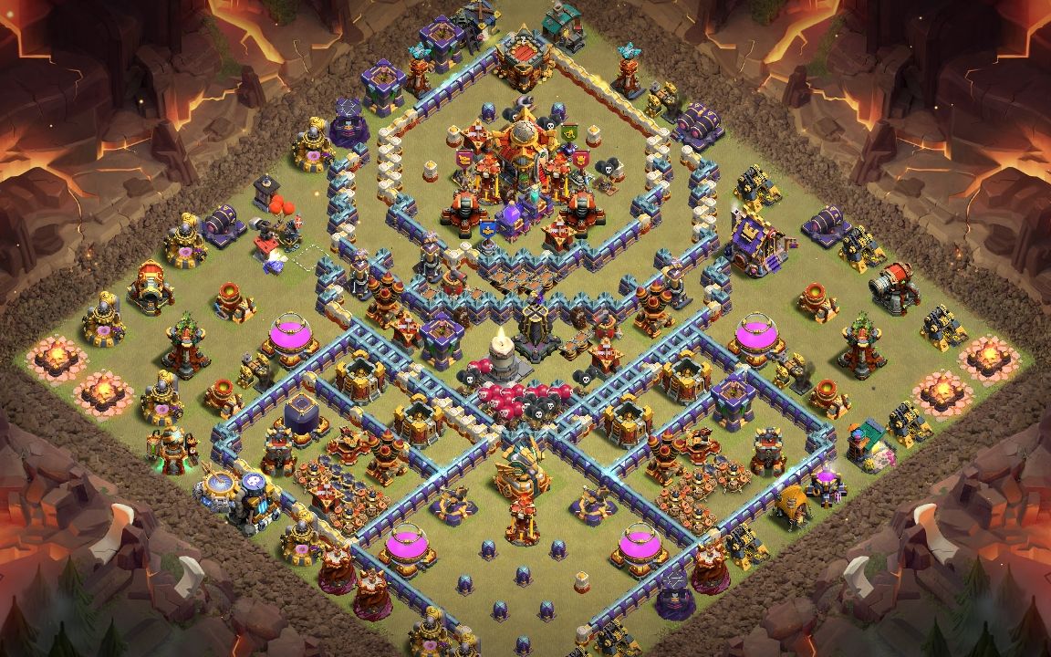 Town Hall 16 CWL Base layout by Dark Devil