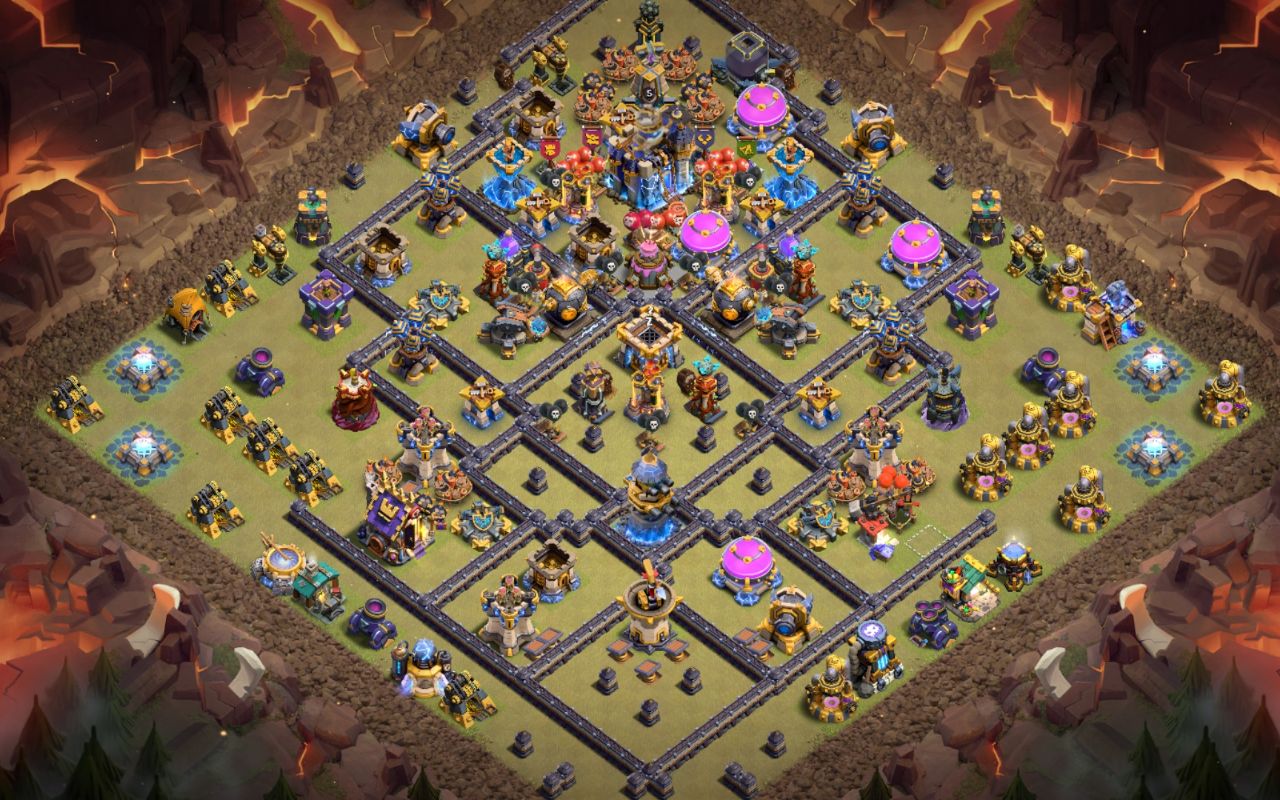 Town Hall 18 War Base layout by BH10