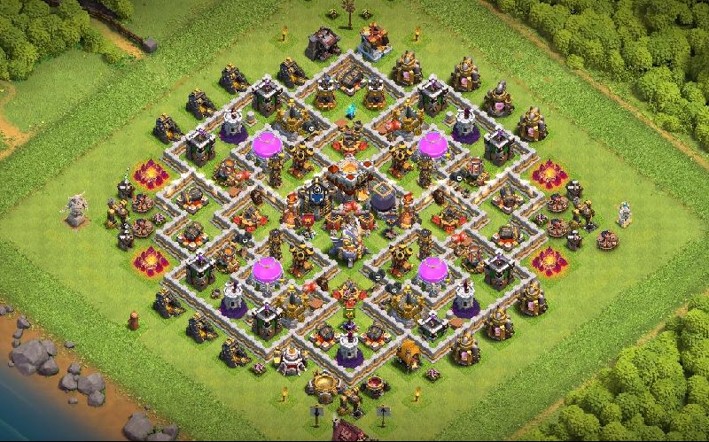 Town Hall 11 Hybrid Base layout by ™ANIK_♚100