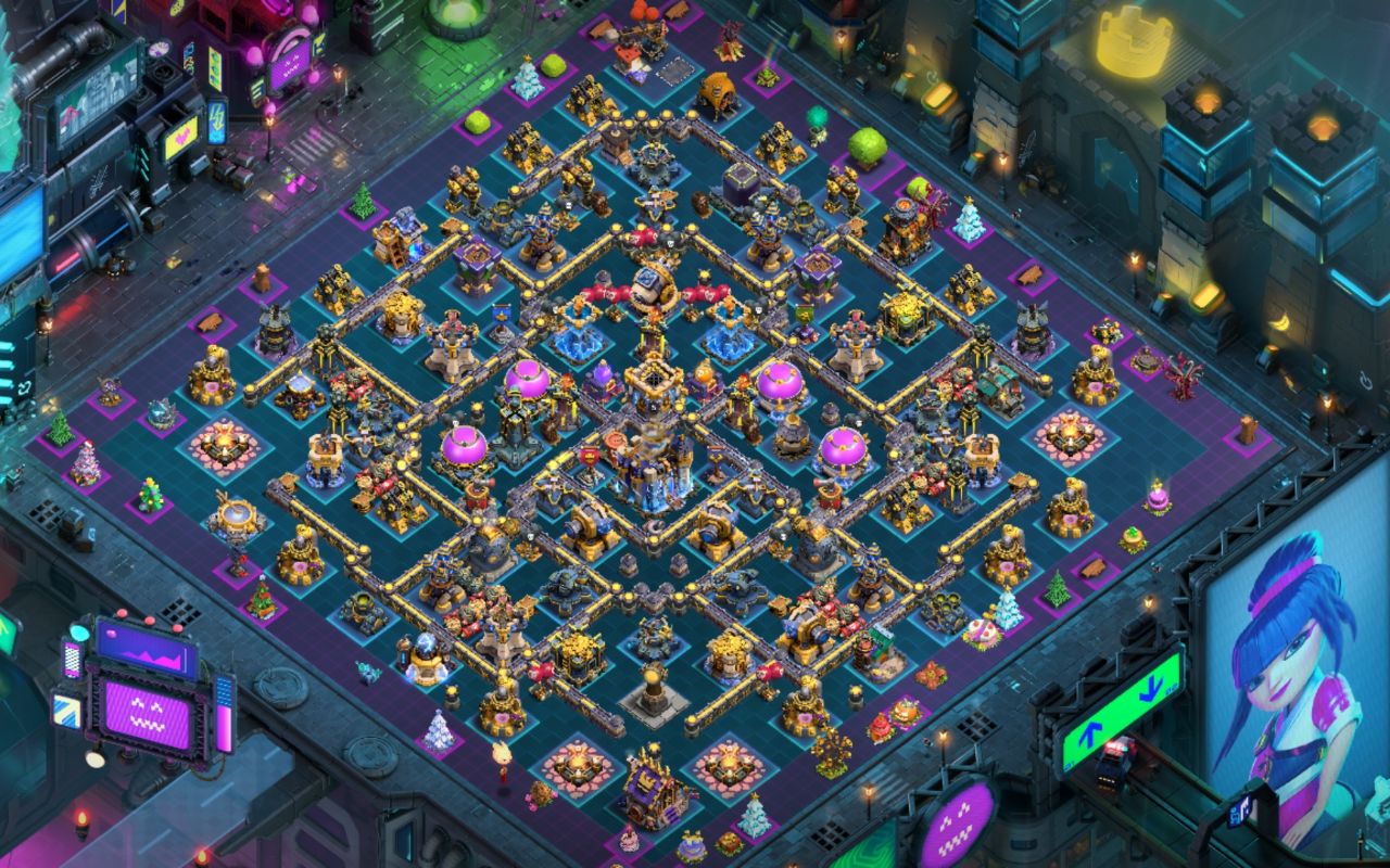 Town Hall 18 War Base layout by taLk