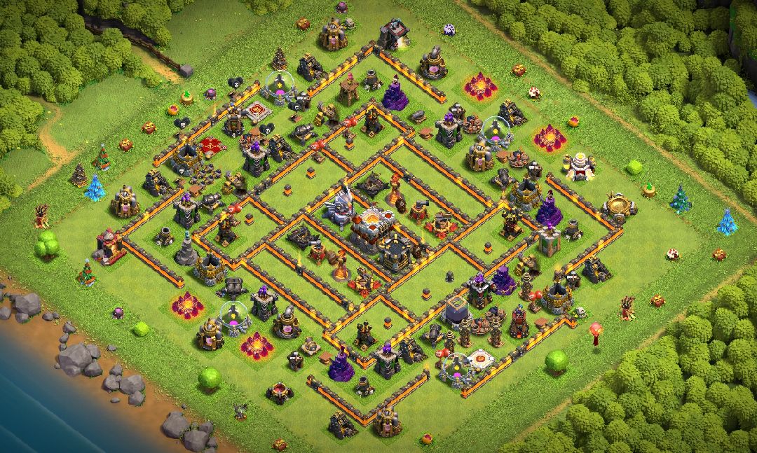 Town Hall 11 War Base layout by cidones