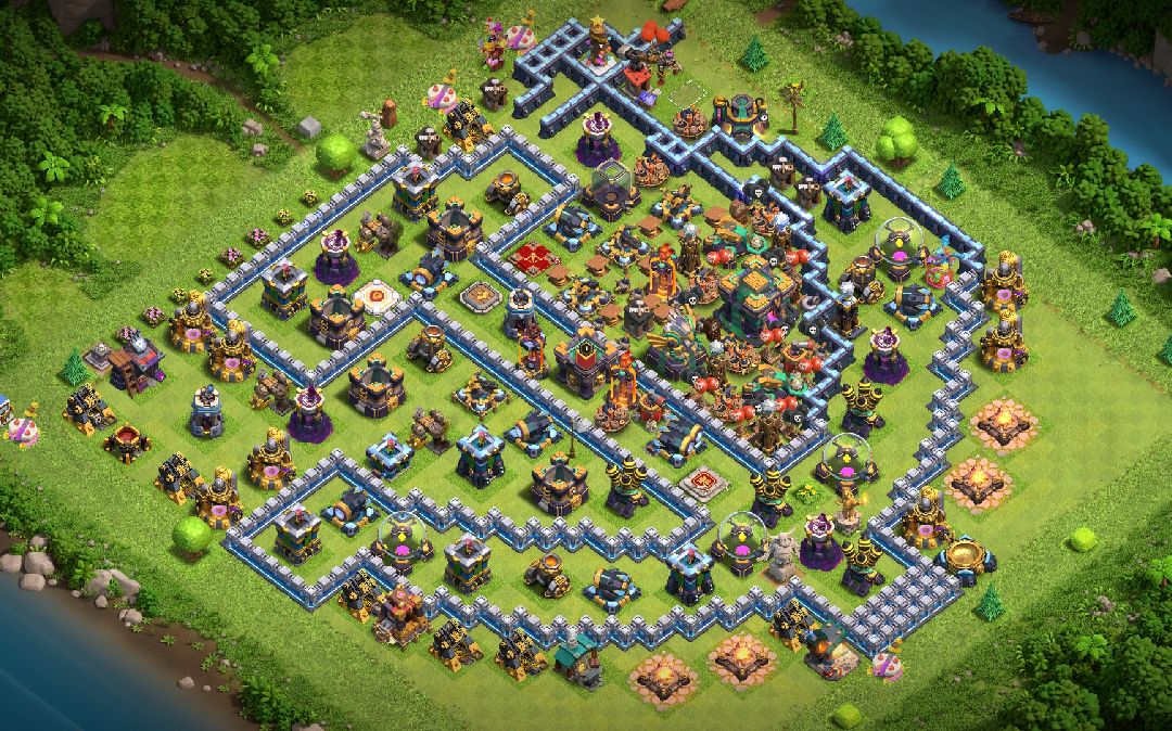 Town Hall 14 Fun Base layout by Keroppi