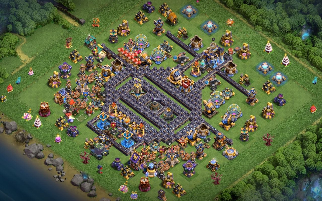 Town Hall 18 Hybrid Base layout by BH10