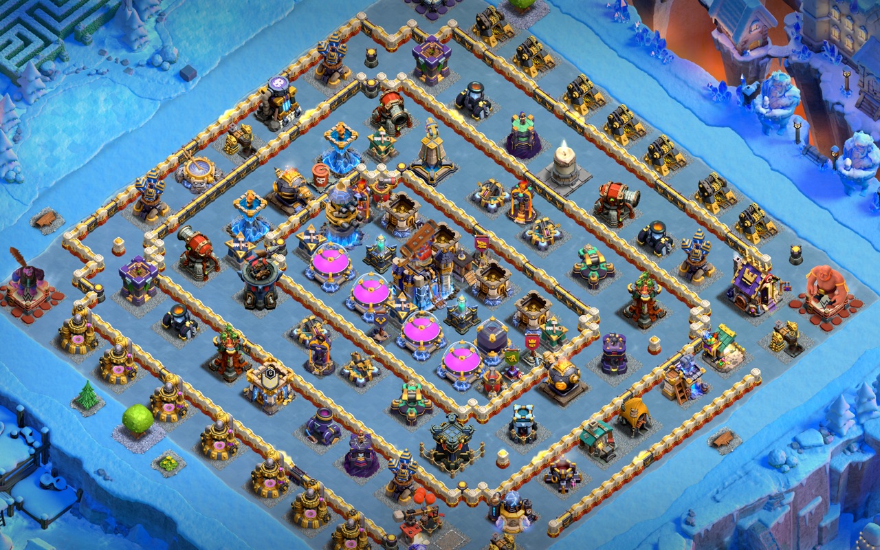 Town Hall 18 Farming Base layout by Sn0w0wl