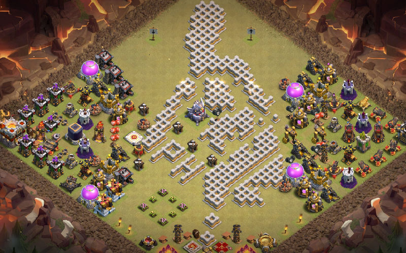 Town Hall 11 Fun Base layout by LandoJr.