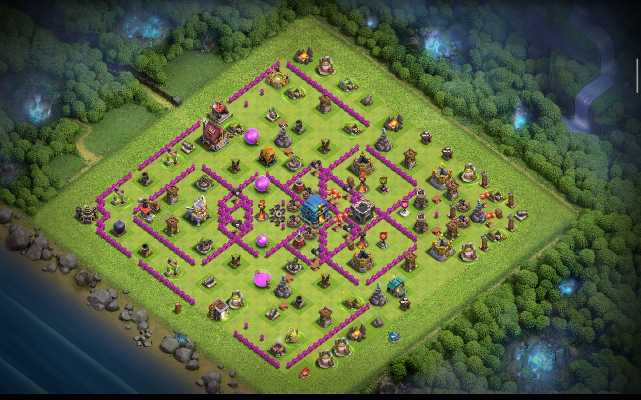 Town Hall 12 Hybrid Base layout by ادخل الكلان اذه أنته عربي ومنور