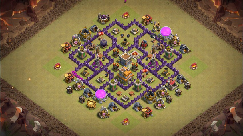 Town Hall 7 War Base layout by TReX