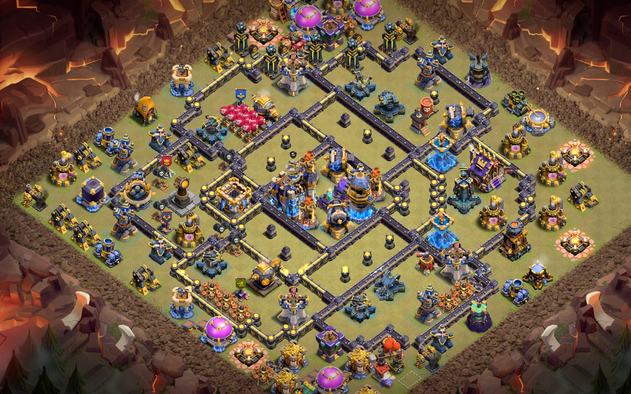 Town Hall 18 CWL Base layout by Mohammed