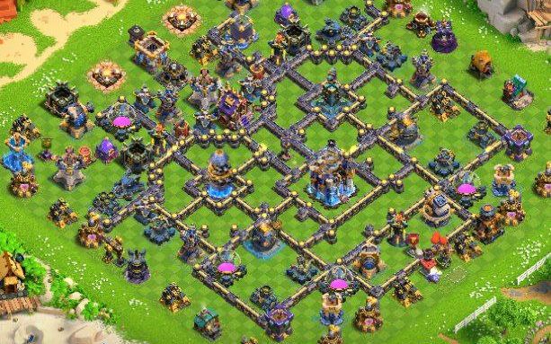 Town Hall 18 War Base layout by Ares